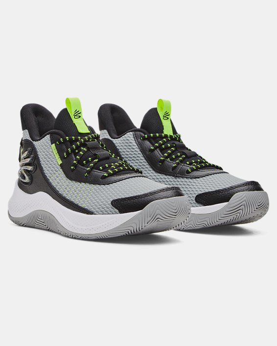 Unisex Curry 3Z7 Basketball Shoes in Gray image number 3